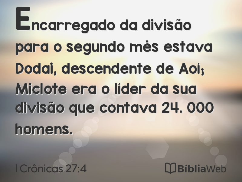 I Crônicas 27:4 em imagem para compartilhar