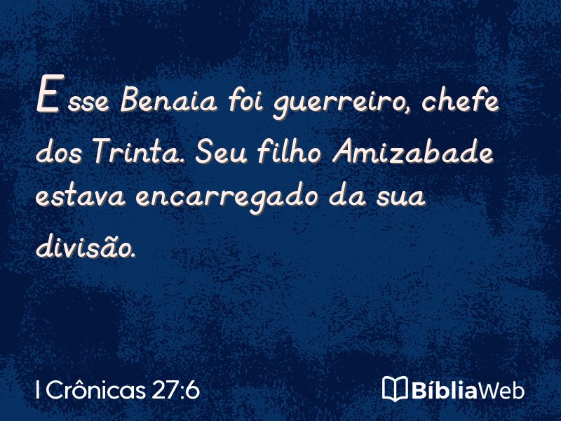I Crônicas 27:6 em imagem para compartilhar
