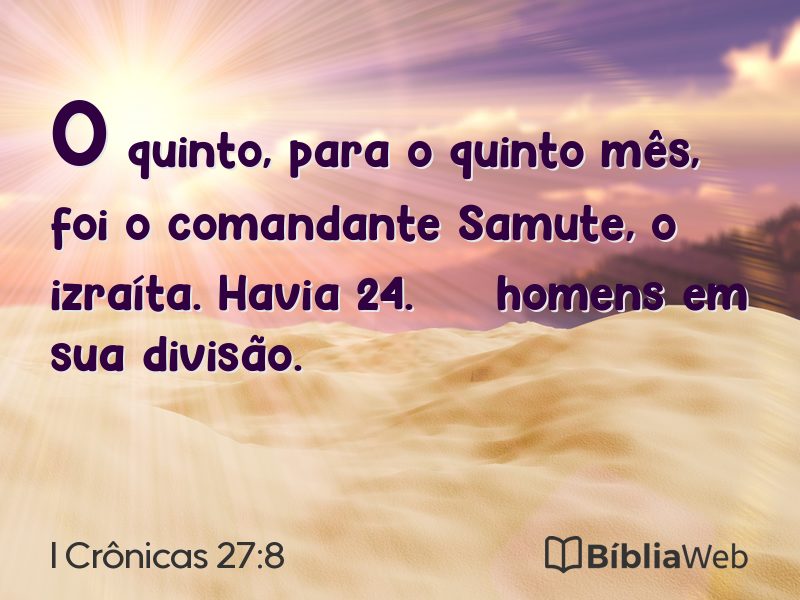 I Crônicas 27:8 em imagem para compartilhar