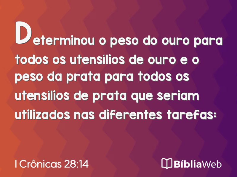 I Crônicas 28:14 em imagem para compartilhar