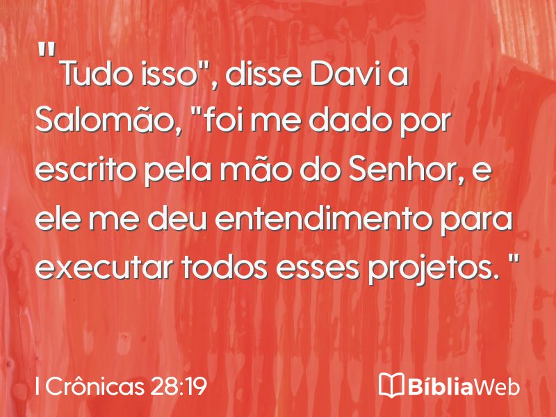 I Crônicas 28:19 em imagem para compartilhar