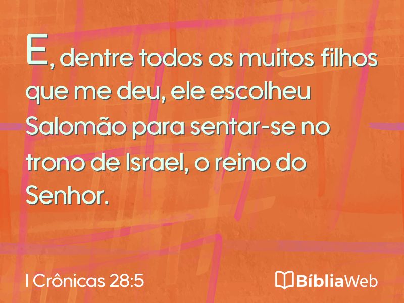 I Crônicas 28:5 em imagem para compartilhar