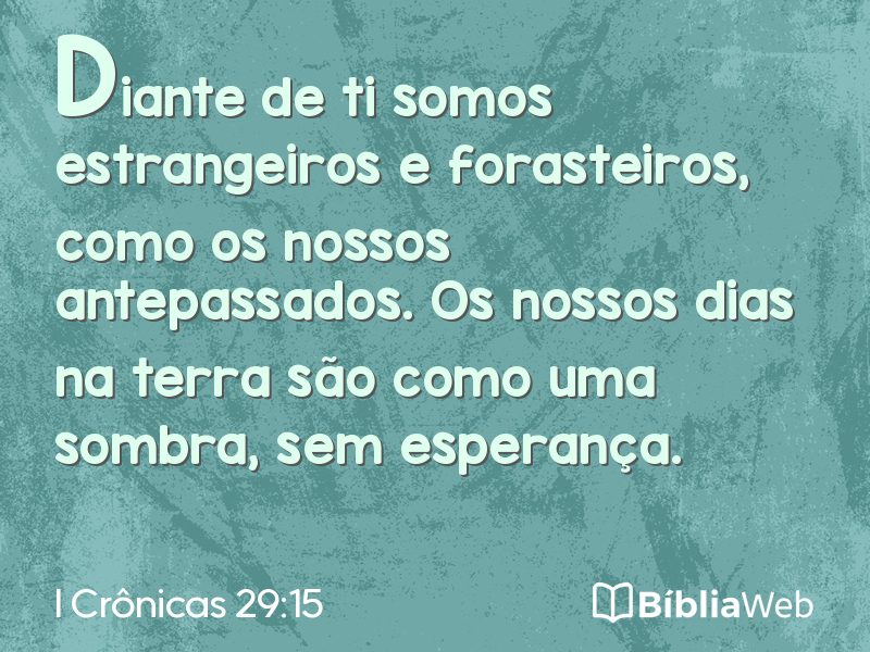 I Crônicas 29:15 em imagem para compartilhar