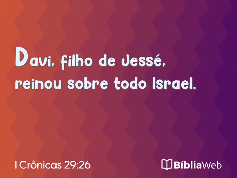 I Crônicas 29:26 em imagem para compartilhar
