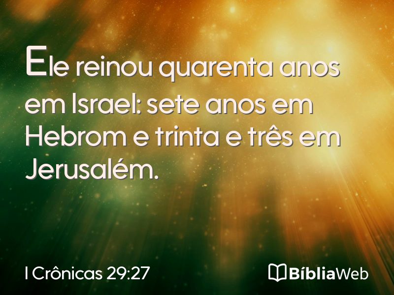 I Crônicas 29:27 em imagem para compartilhar