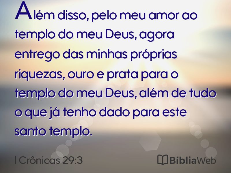 I Crônicas 29:3 em imagem para compartilhar