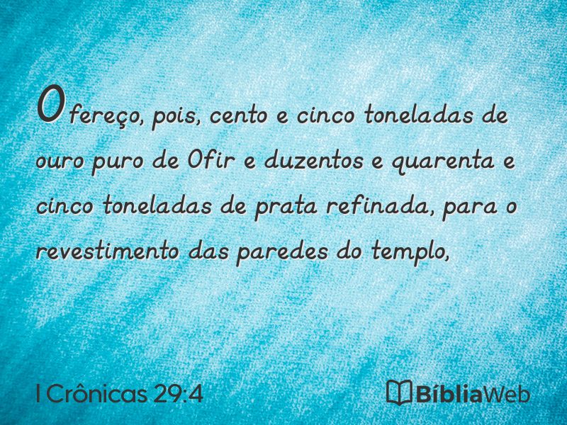 I Crônicas 29:4 em imagem para compartilhar