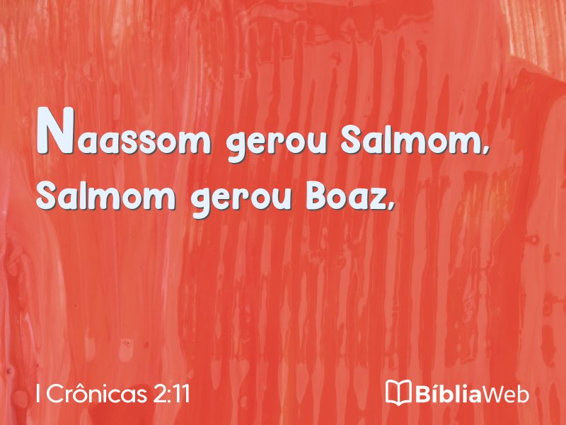 I Crônicas 2:11 em imagem para compartilhar