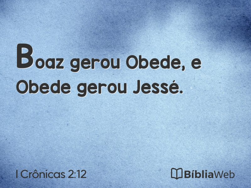 I Crônicas 2:12 em imagem para compartilhar