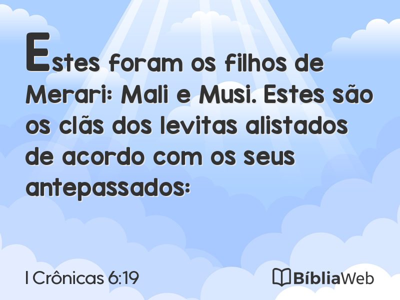 I Crônicas 6:19 em imagem para compartilhar