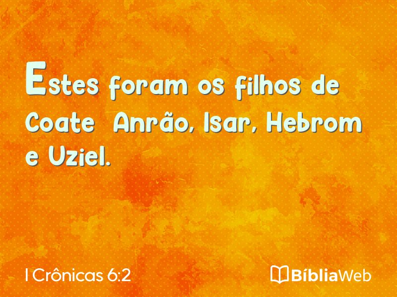 I Crônicas 6:2 em imagem para compartilhar