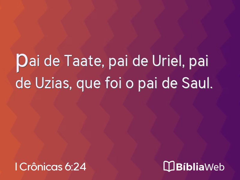 I Crônicas 6:24 em imagem para compartilhar