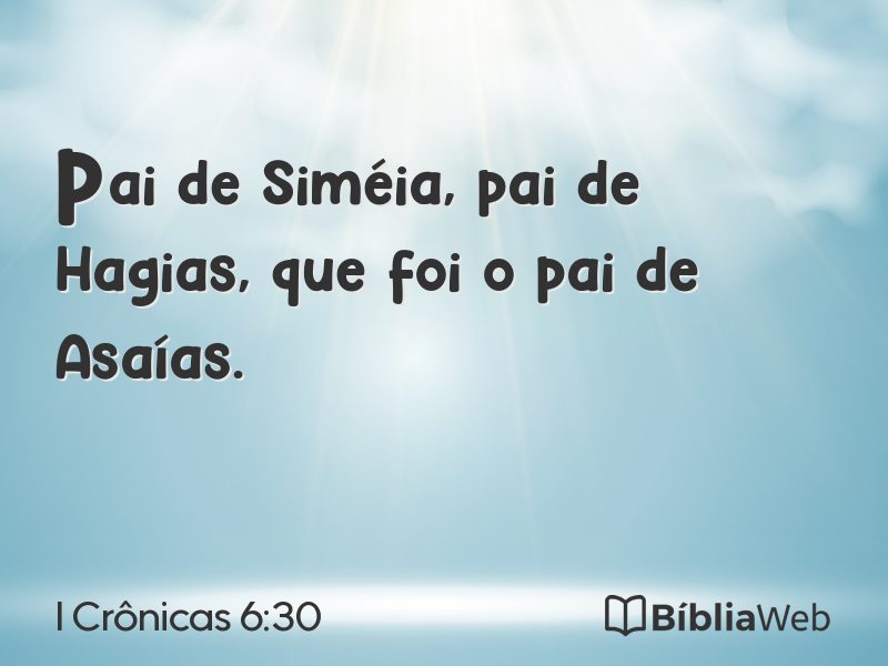 I Crônicas 6:30 em imagem para compartilhar