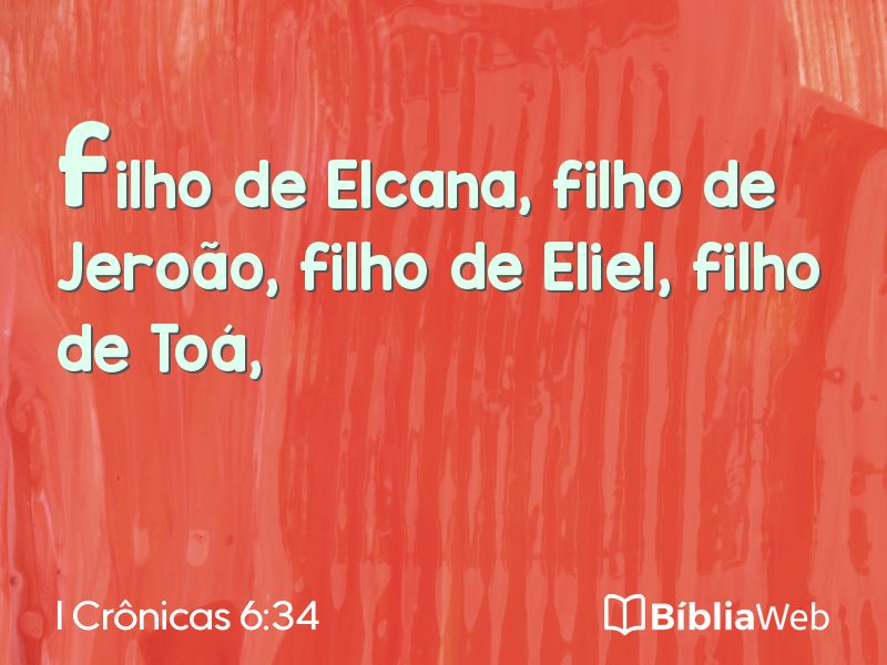 I Crônicas 6:34 em imagem para compartilhar
