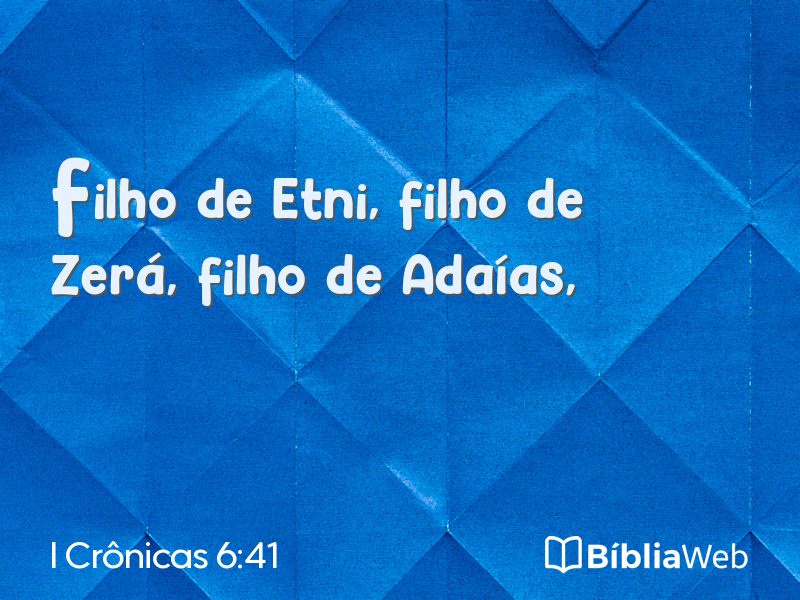 I Crônicas 6:41 em imagem para compartilhar