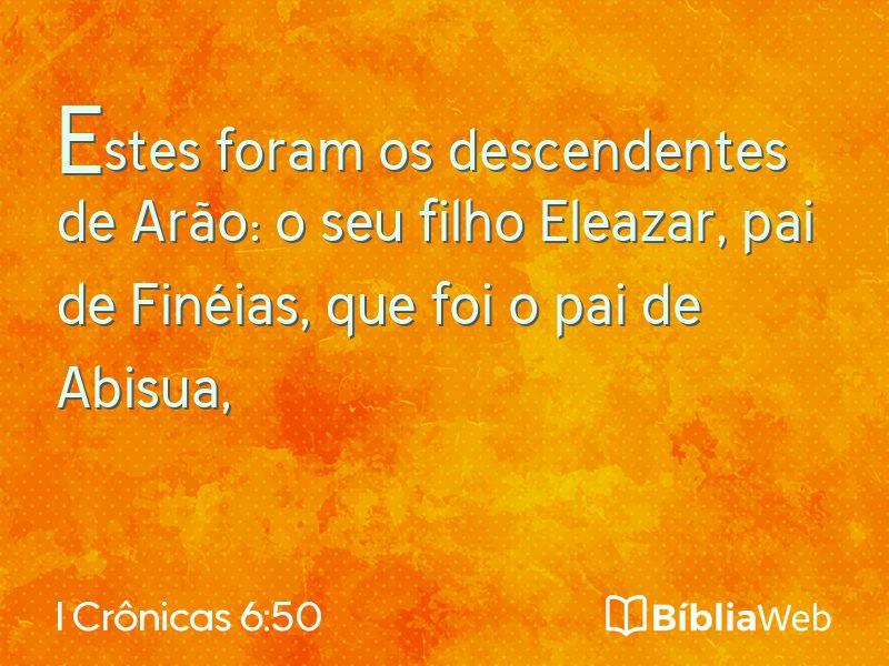 I Crônicas 6:50 em imagem para compartilhar