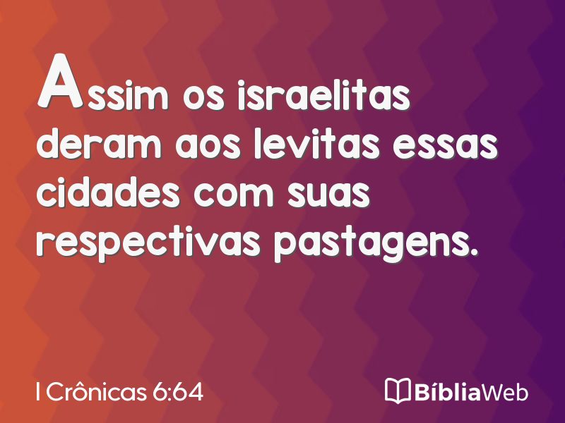 I Crônicas 6:64 em imagem para compartilhar