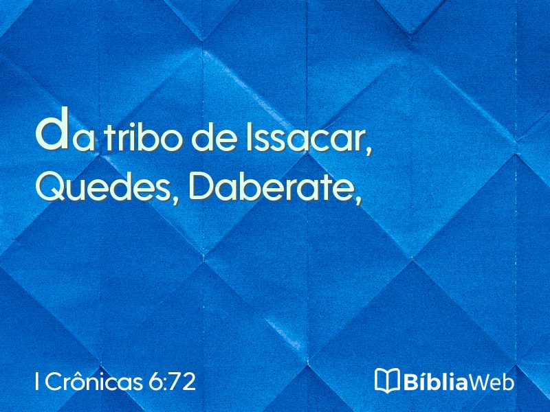 I Crônicas 6:72 em imagem para compartilhar
