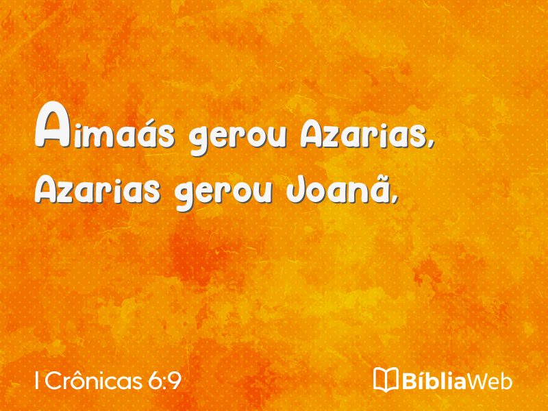 I Crônicas 6:9 em imagem para compartilhar