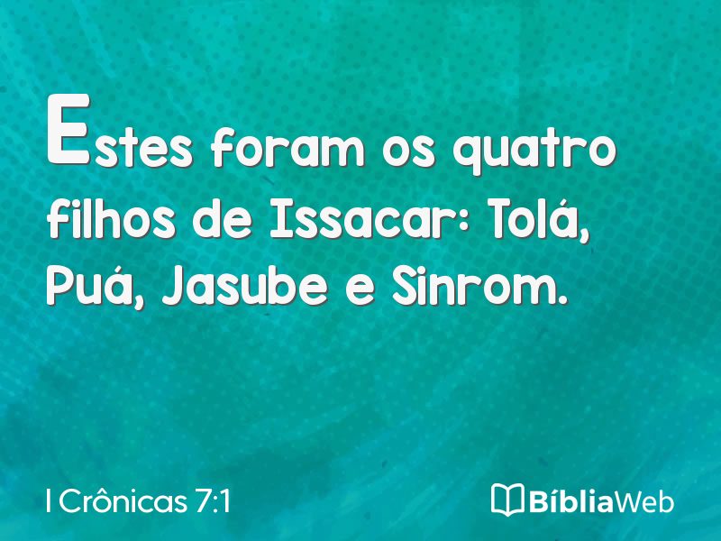 I Crônicas 7:1 em imagem para compartilhar