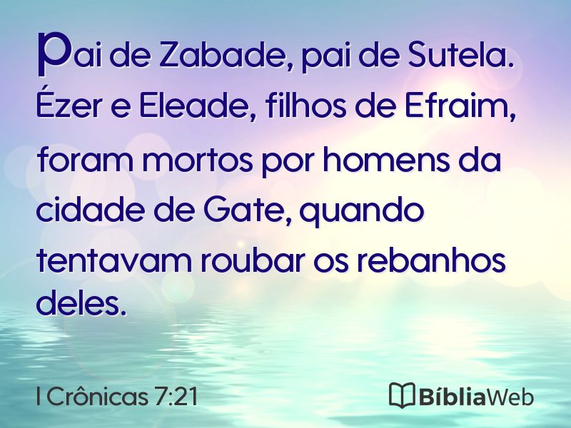 I Crônicas 7:21 em imagem para compartilhar