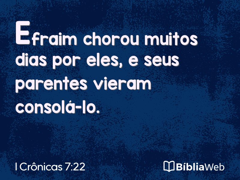 I Crônicas 7:22 em imagem para compartilhar
