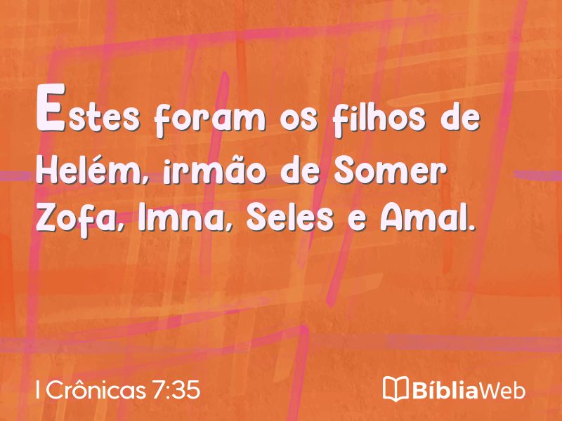 I Crônicas 7:35 em imagem para compartilhar