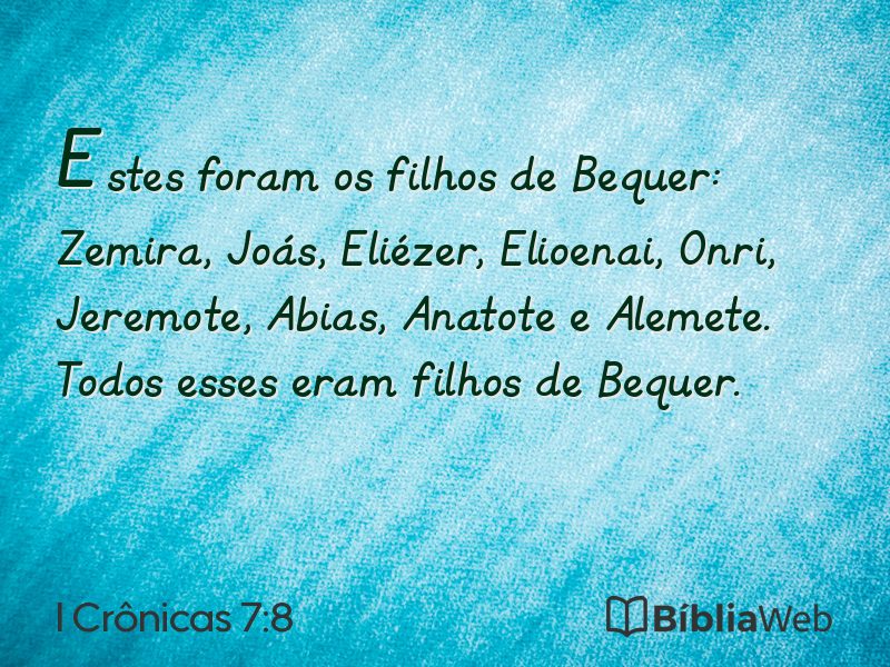I Crônicas 7:8 em imagem para compartilhar