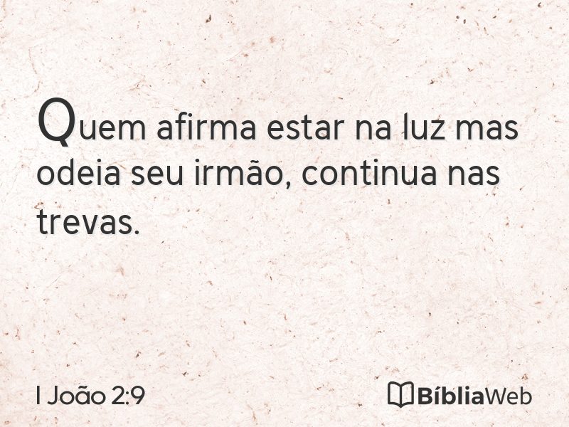 I João 2:9 em imagem para compartilhar
