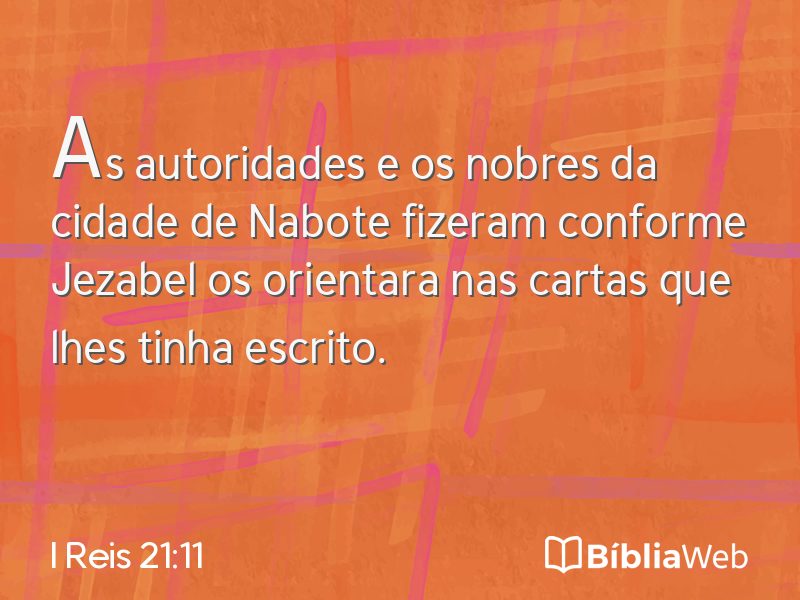 I Reis 21:11 em imagem para compartilhar