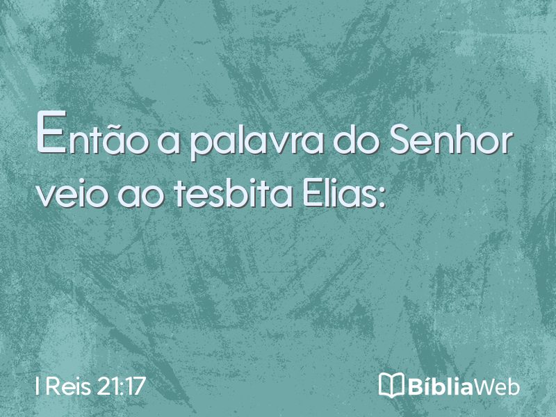 I Reis 21:17 em imagem para compartilhar