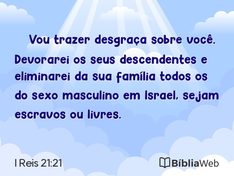 I Reis 21:21 em imagem para compartilhar
