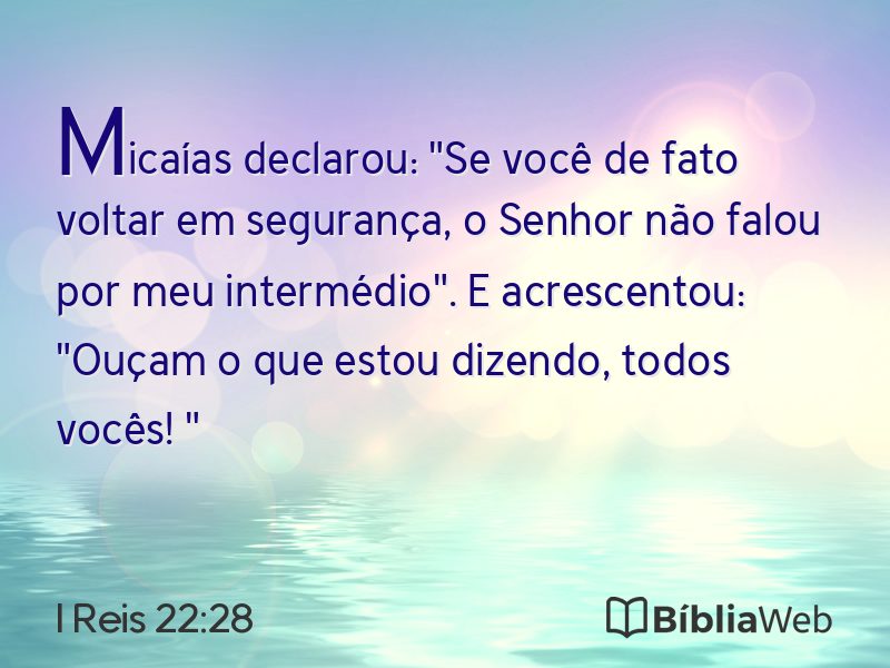 I Reis 22:28 em imagem para compartilhar