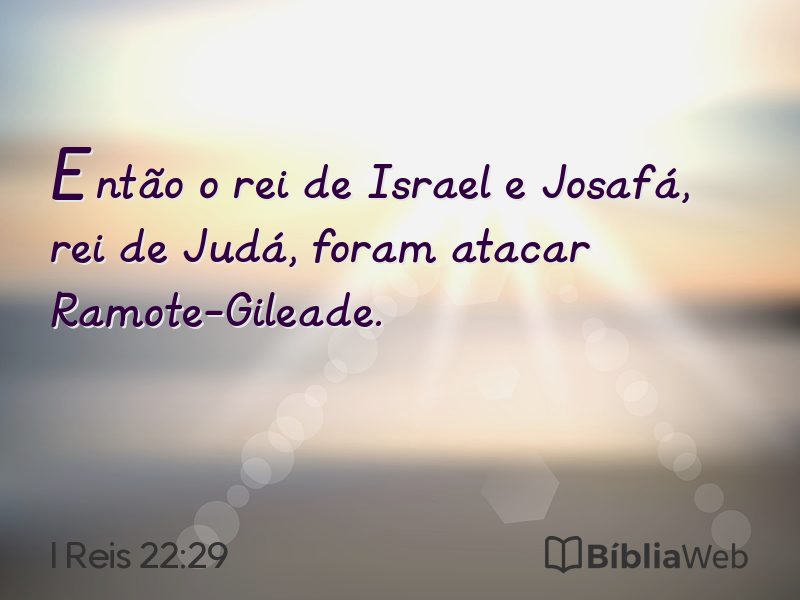I Reis 22:29 em imagem para compartilhar