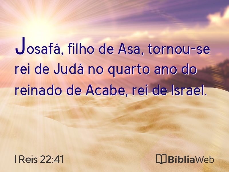 I Reis 22:41 em imagem para compartilhar
