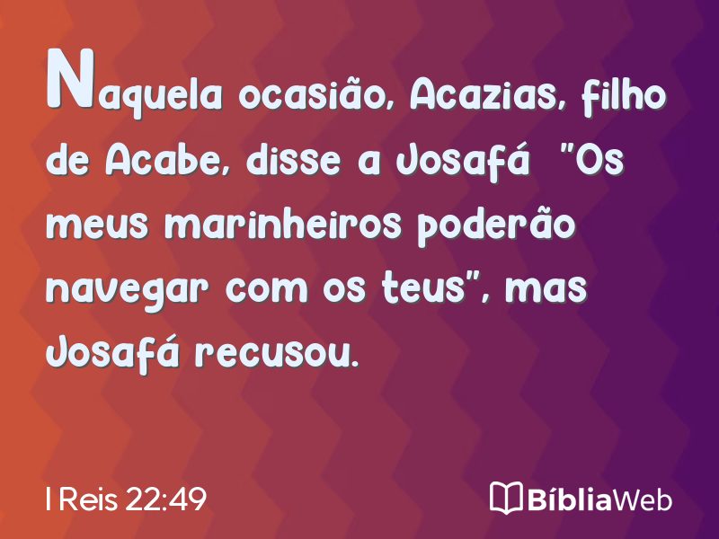 I Reis 22:49 em imagem para compartilhar