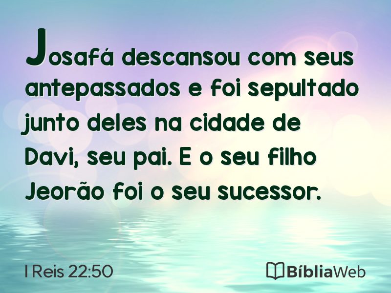 I Reis 22:50 em imagem para compartilhar