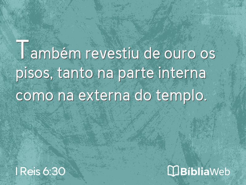 I Reis 6:30 em imagem para compartilhar