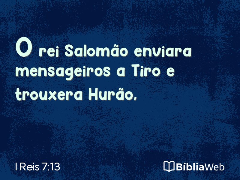 I Reis 7:13 em imagem para compartilhar