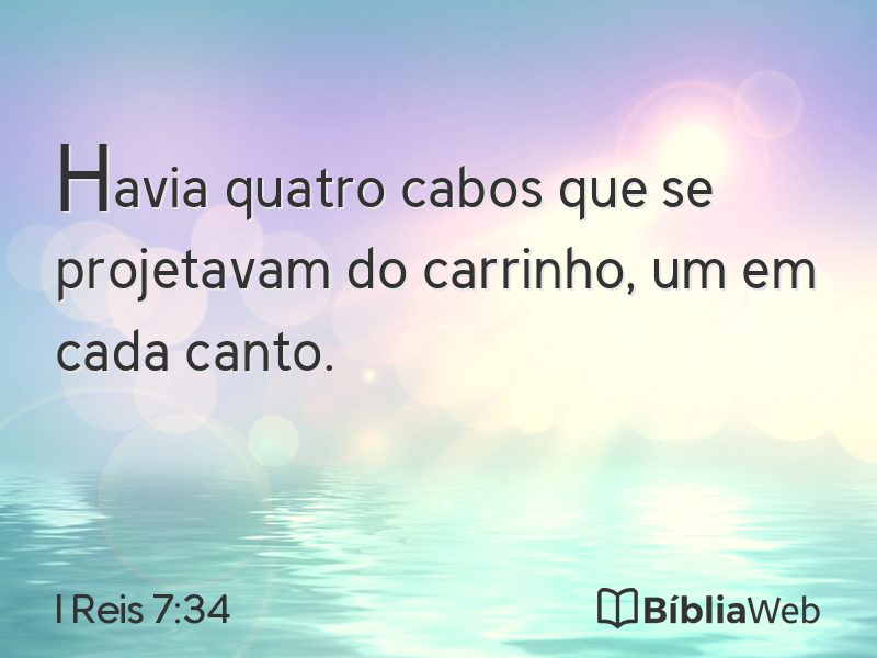 I Reis 7:34 em imagem para compartilhar