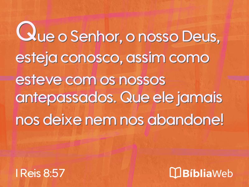 I Reis 8:57 em imagem para compartilhar