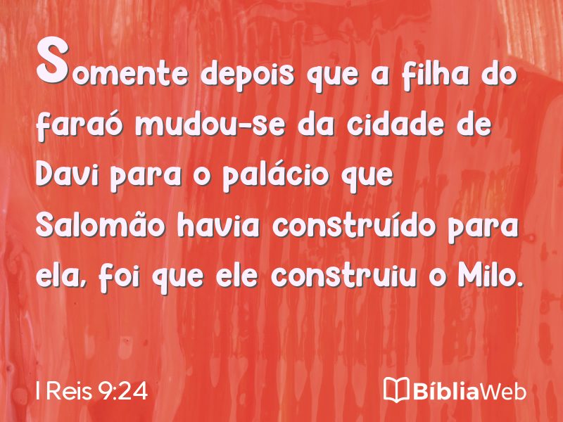 I Reis 9:24 em imagem para compartilhar