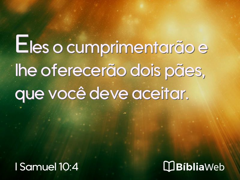 I Samuel 10:4 em imagem para compartilhar