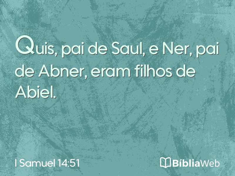 I Samuel 14:51 em imagem para compartilhar