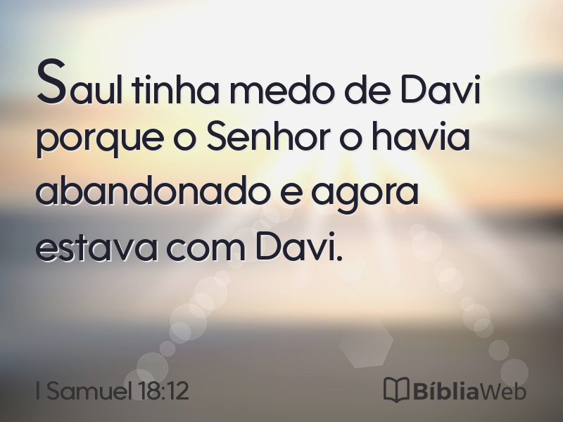 I Samuel 18:12 em imagem para compartilhar