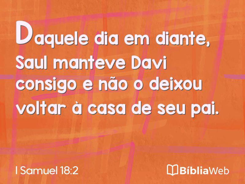 I Samuel 18:2 em imagem para compartilhar