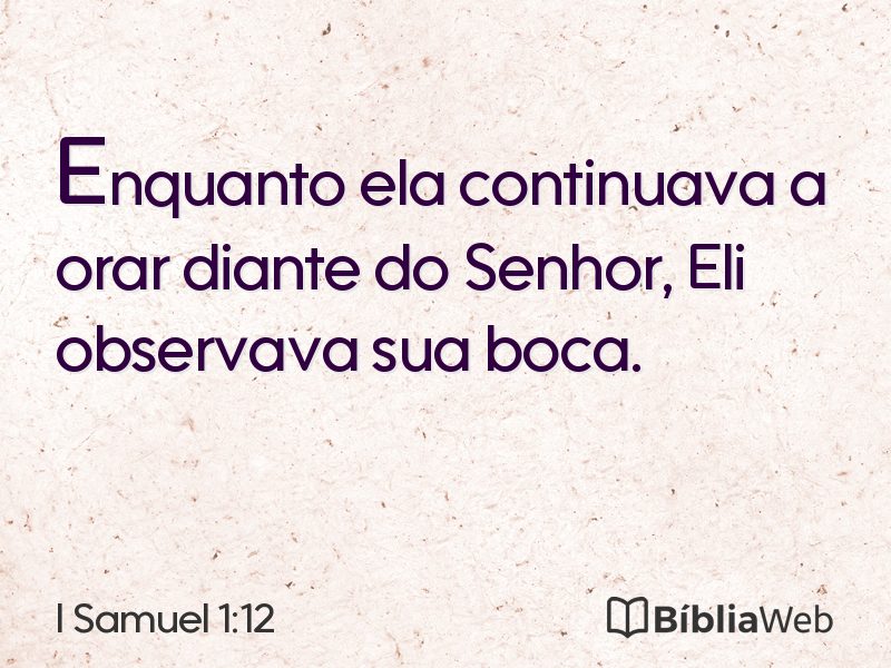 I Samuel 1:12 em imagem para compartilhar