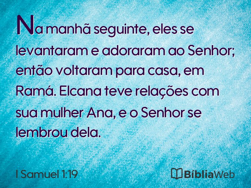 I Samuel 1:19 em imagem para compartilhar