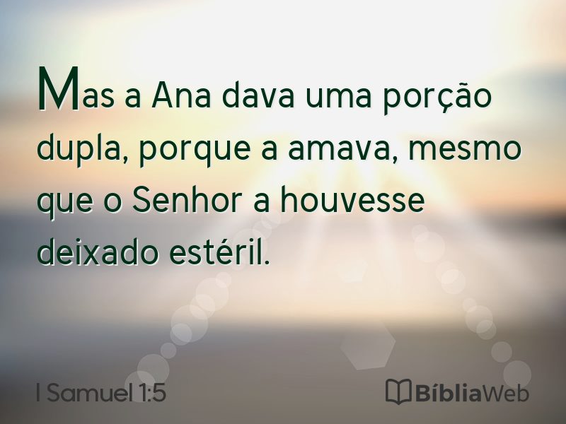 I Samuel 1:5 em imagem para compartilhar