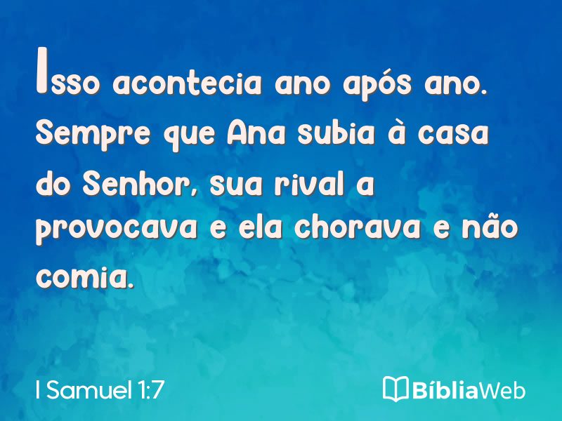I Samuel 1:7 em imagem para compartilhar